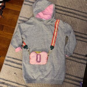 Kids Marc Jacobs Grey & Light Pink dress. EUC